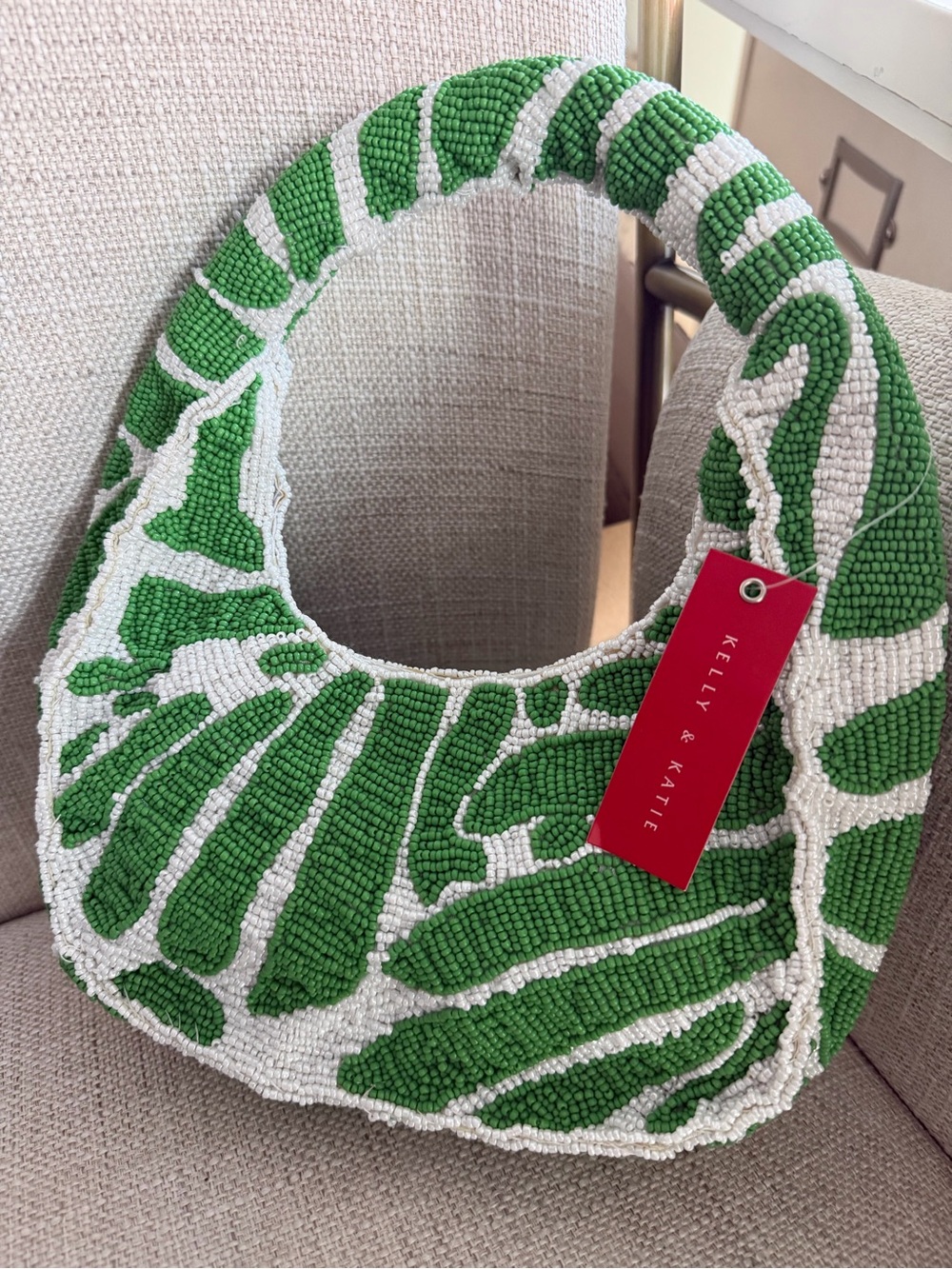Kelly + Katie Beaded Shoulder Bag Palm Island